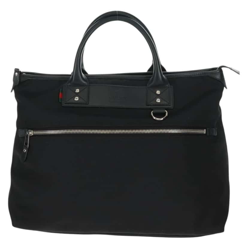 Gucci Signature Web Loop Tote Black Good condition - Front View