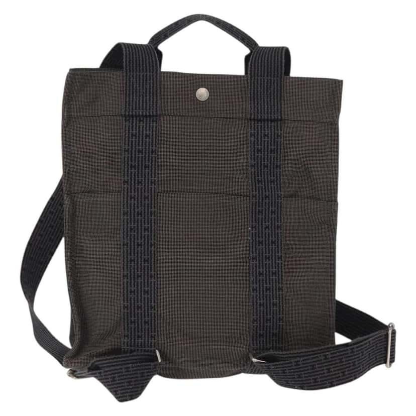 Hermès Herline Backpack Other Canvas Good condition - Back View