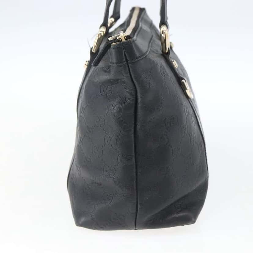 Gucci Abbey Zip Tote Black Canvas Good condition - Inside View