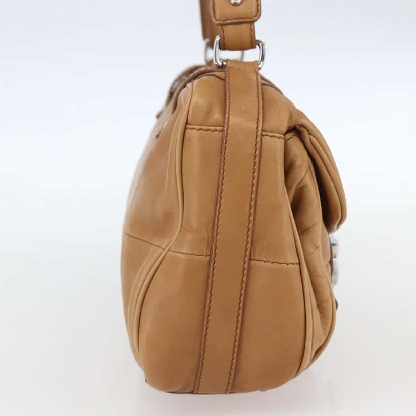 Salvatore Ferragamo Gancini handbag Brown Leather Good condition - Inside View