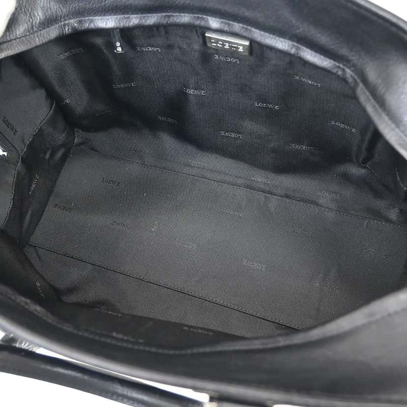 Loewe Amazona NM Bag Black Leather Good condition - Inside View