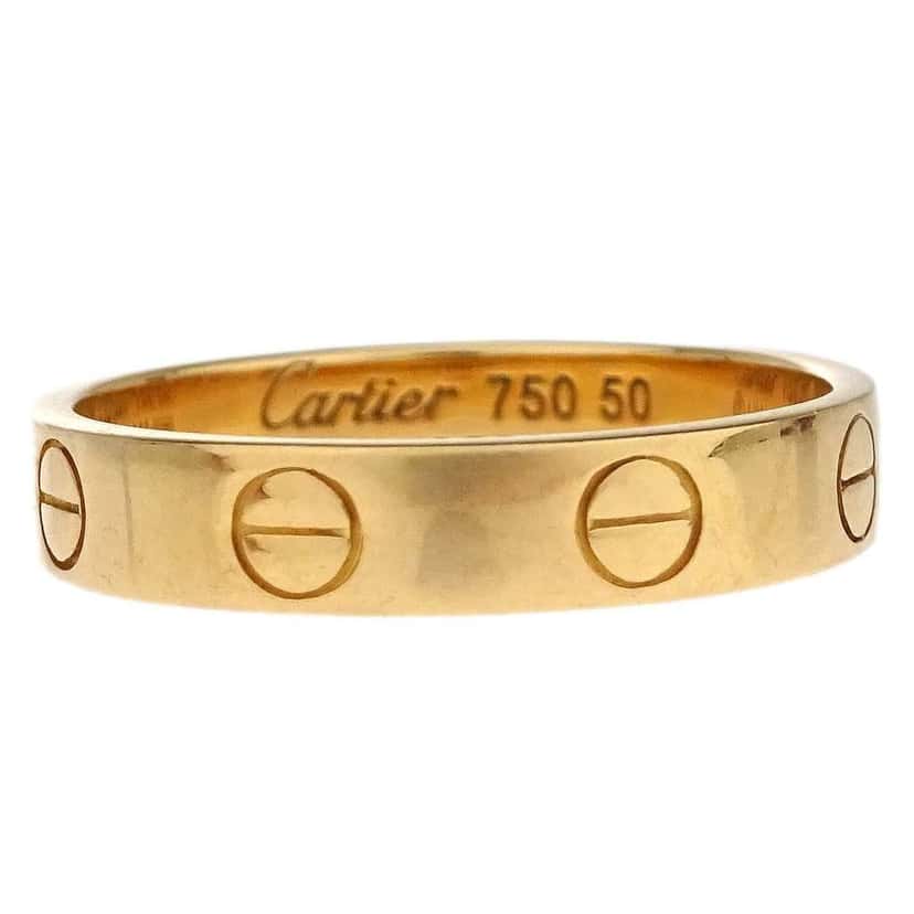 Cartier Love Band Ring Gold Good condition - Front View