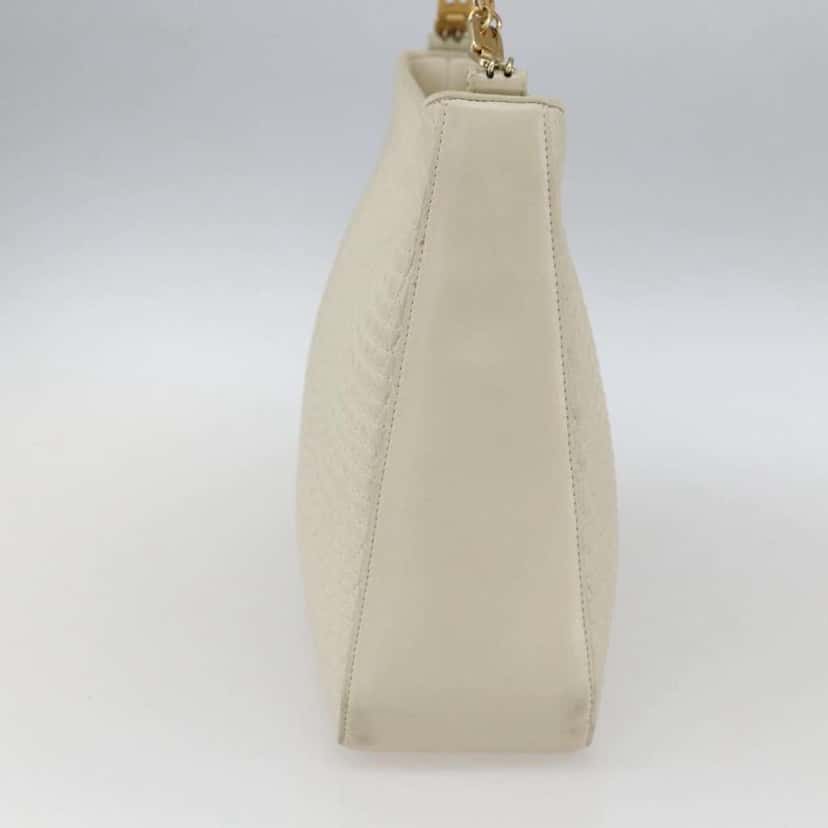 Bally Vintage Shoulder Bag Beige Leather Fair condition - Inside View