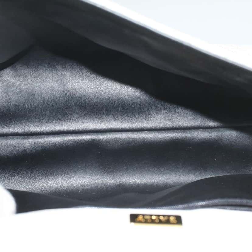 Bally Handbag White Leather Good condition - Box View