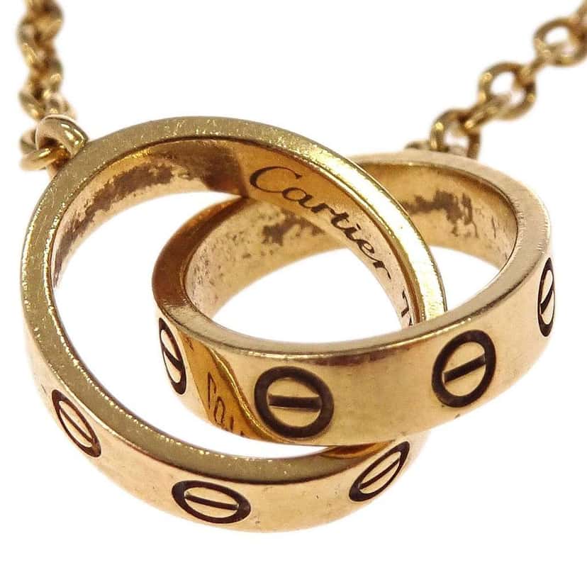 Cartier Love Interlocking Necklace Gold Good condition - Inside View