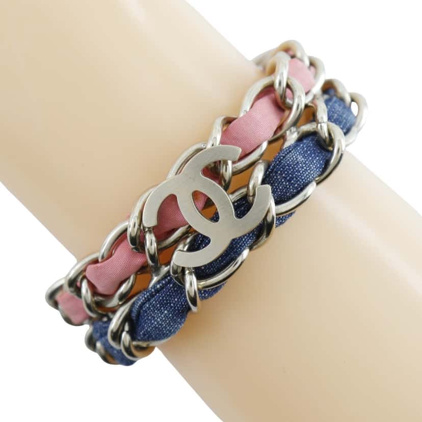 Chanel Coco mark chain 2 bracelet Other Good condition - Front View