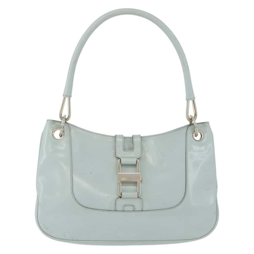 Gucci Jackie 1961 Hobo Blue Leather Fair condition - Front View