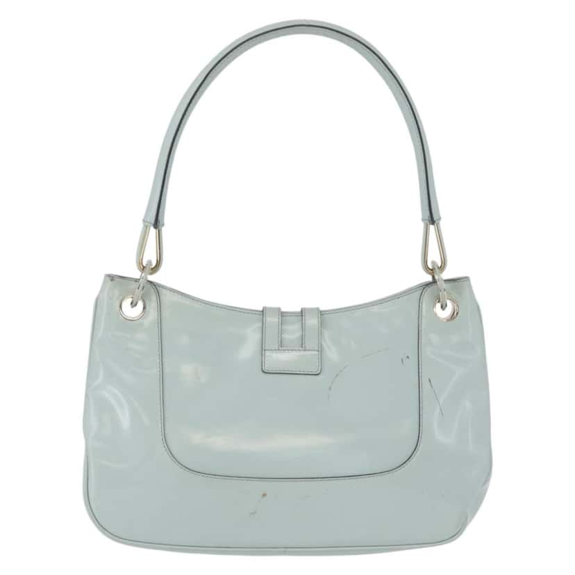 Gucci Jackie 1961 Hobo Blue Leather Fair condition - Back View