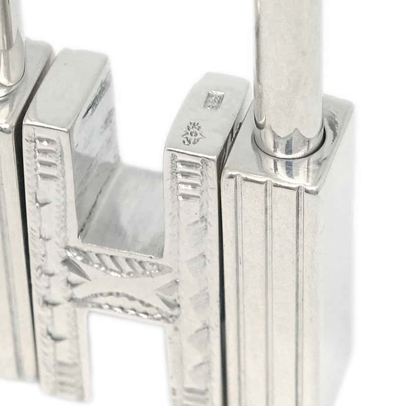 Hermès Annee Mediterranee Cadena Lock Charm Silver Silver Good condition - Inside View