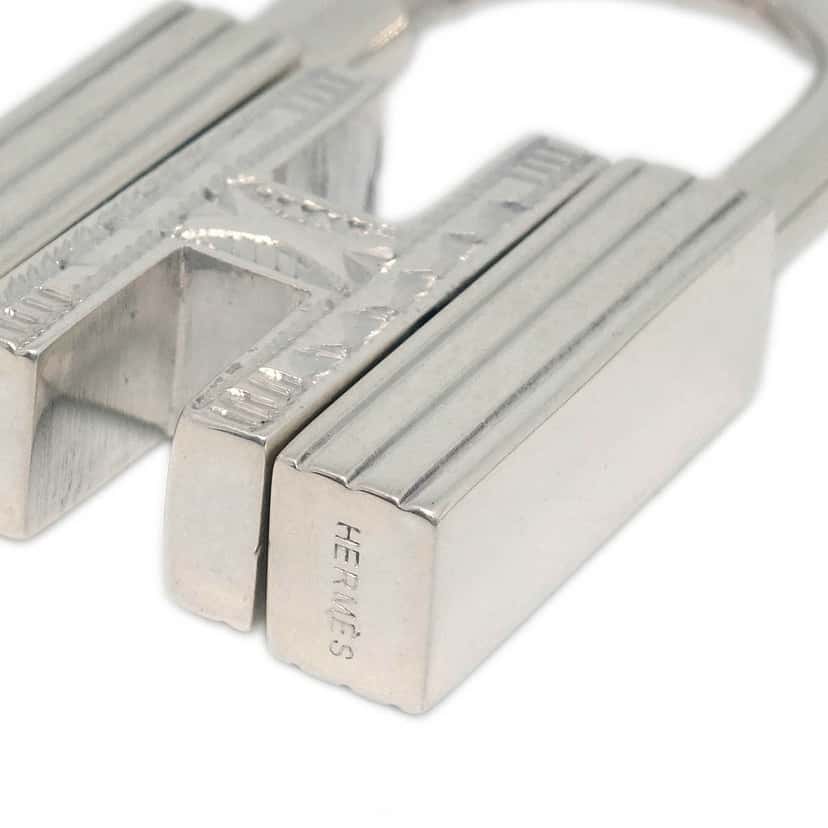 Hermès Annee Mediterranee Cadena Lock Charm Silver Silver Good condition - Model View