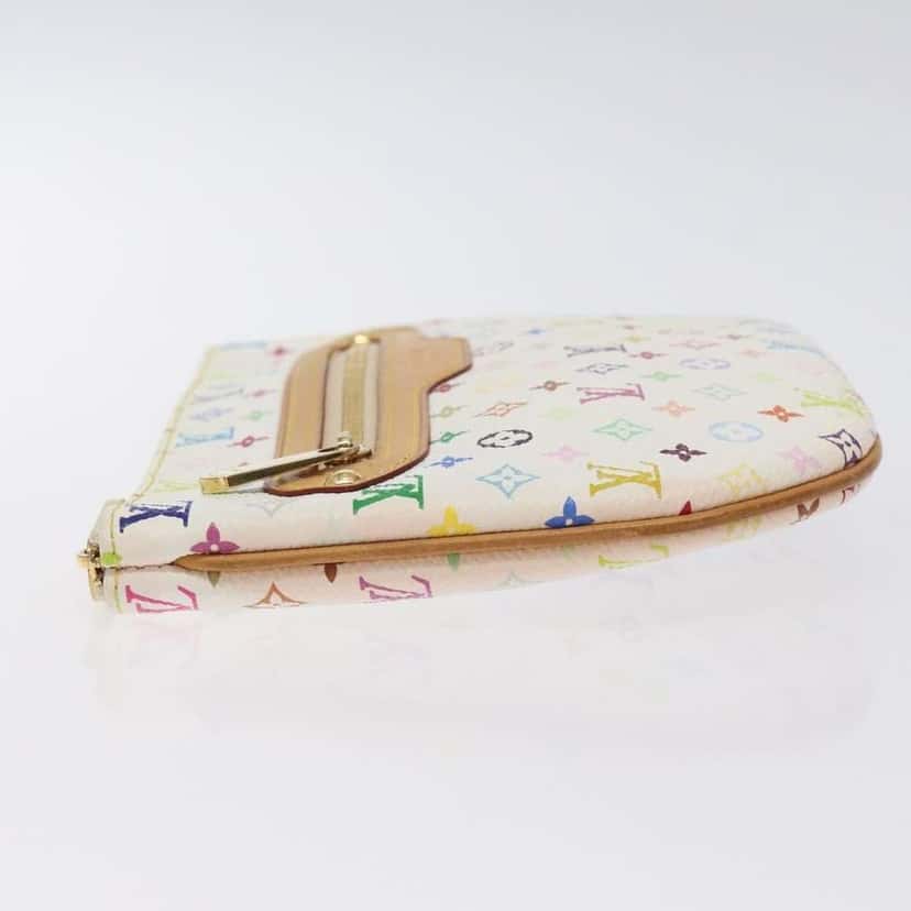 Louis Vuitton Pochette GM White Canvas Good condition - Model View