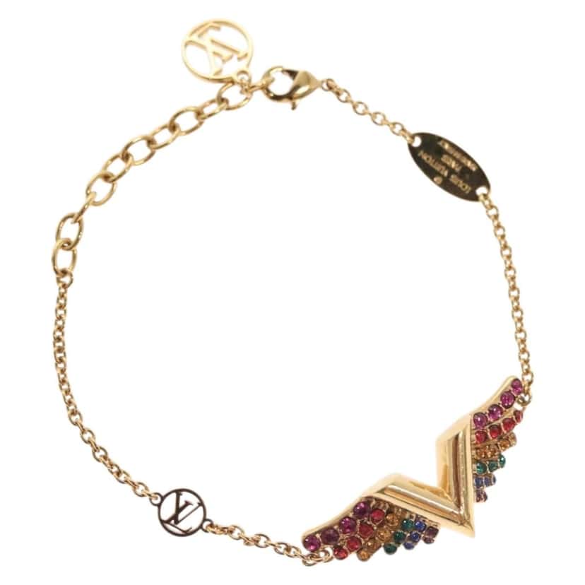 Louis Vuitton Essential V California Dreaming Bracelet Gold Metal Good condition - Front View