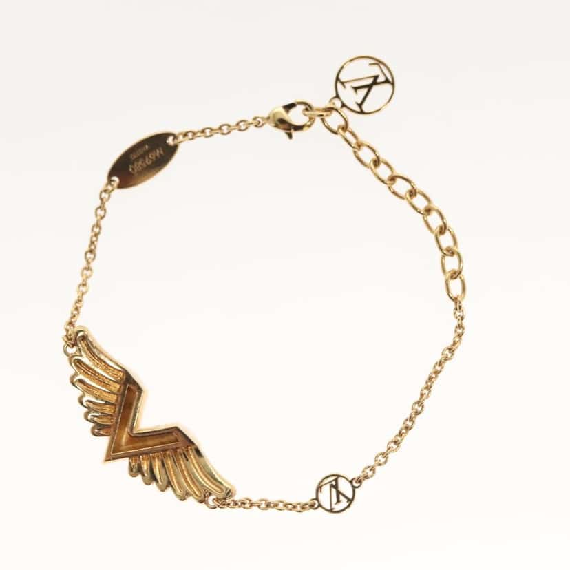 Louis Vuitton Essential V California Dreaming Bracelet Gold Metal Good condition - Back View