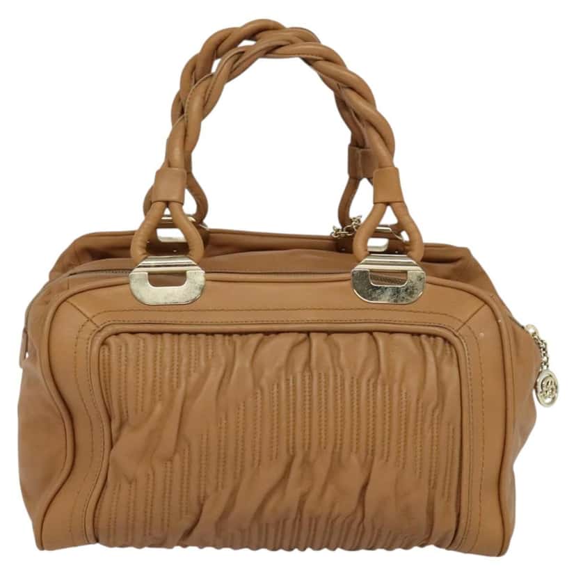 Bally Handbag Brown Leather Good condition - Back View