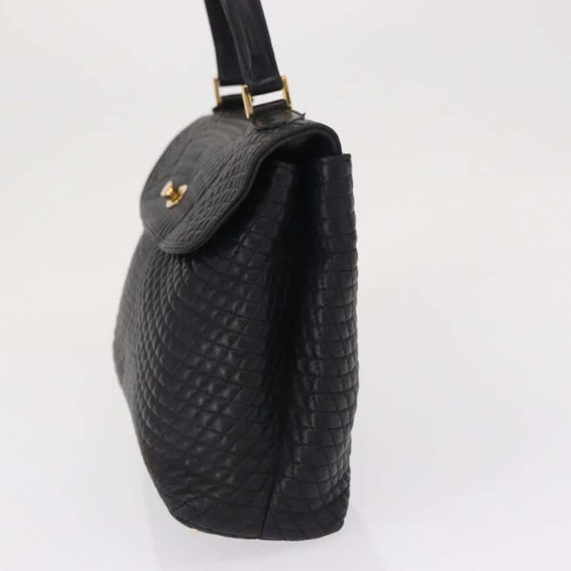 Bally Vintage Handbag Black Leather Good condition - Inside View