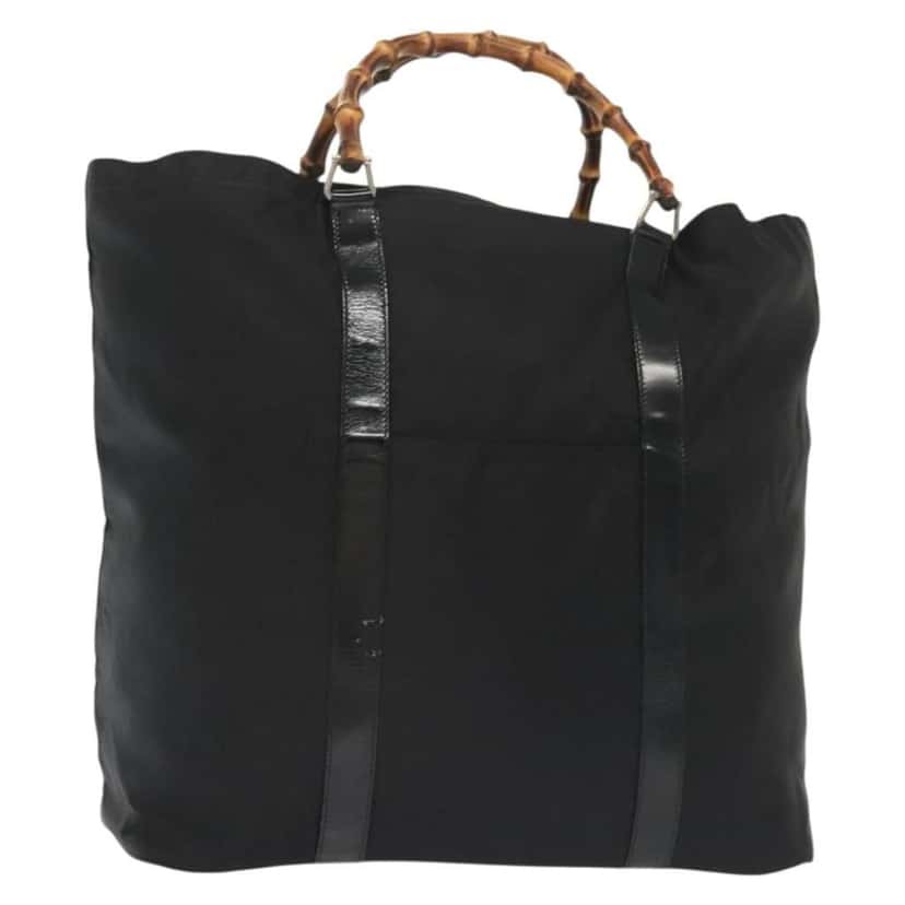 Gucci Bamboo Daily Tote Black Good condition - Front View