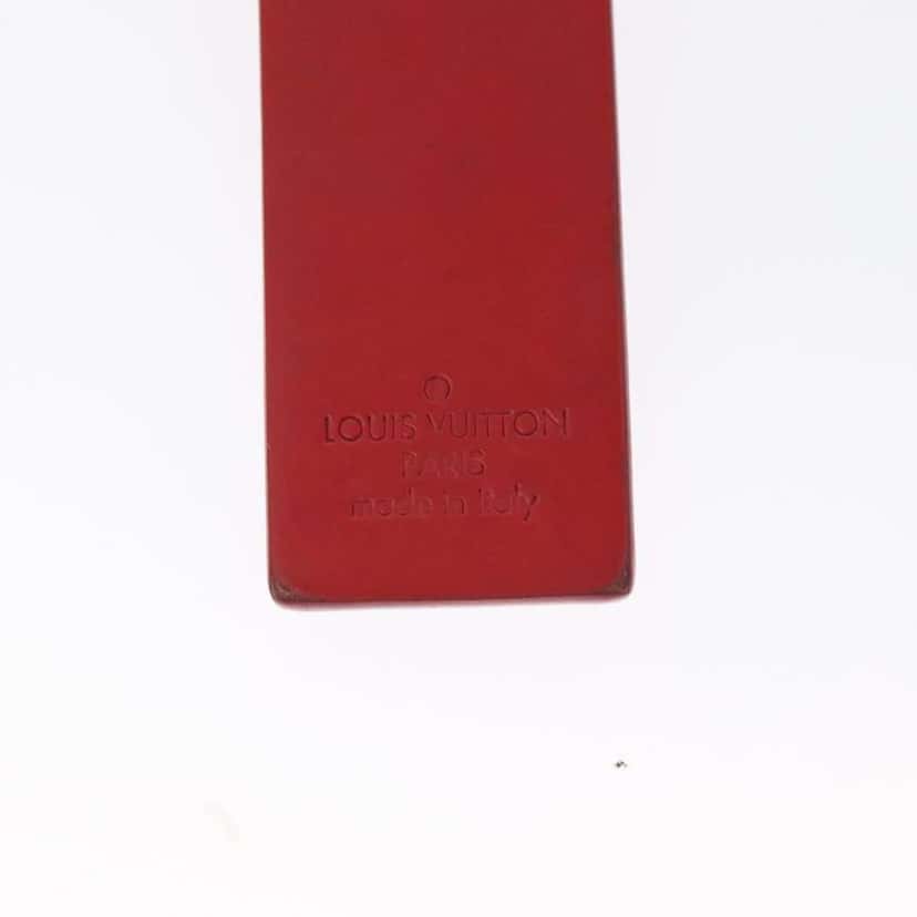Louis Vuitton Supreme Bag Charm and Key Holder Red Leather Good condition - Model View