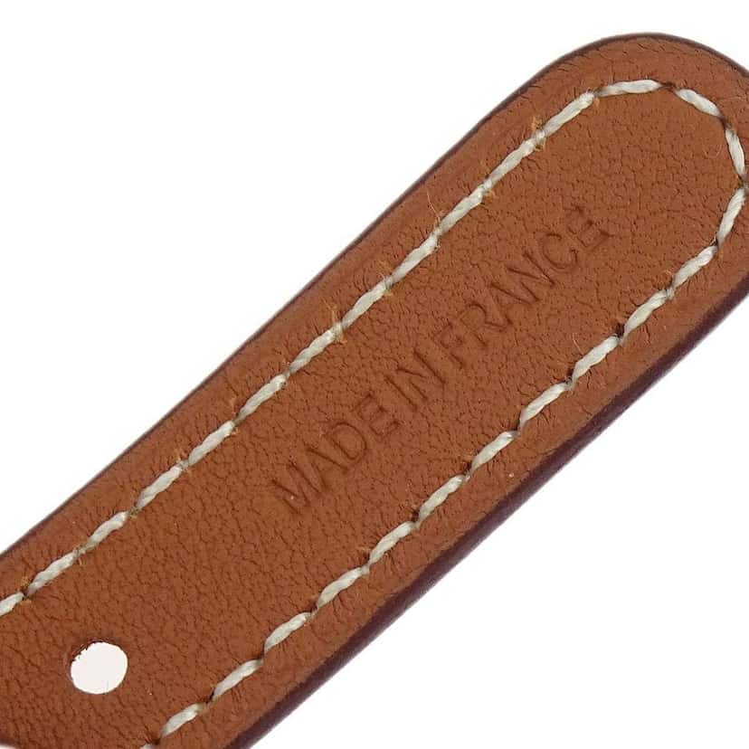 Hermès Collier De Chien Medor Bracelet Brown Leather Good condition - Model View