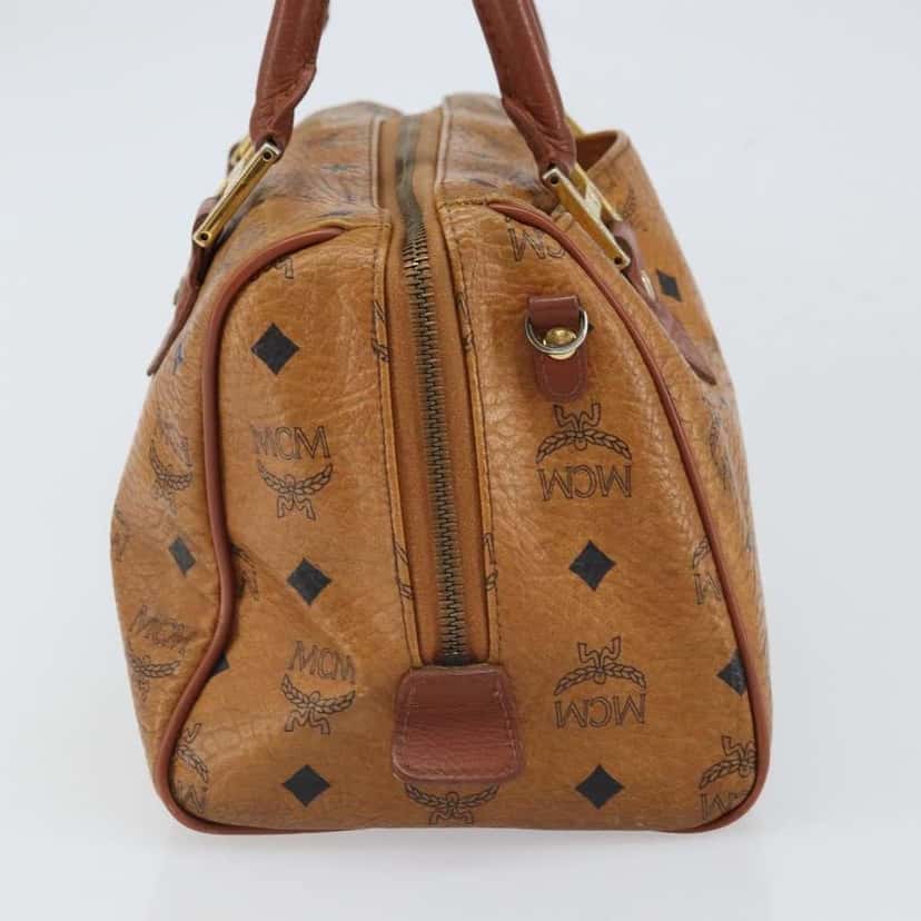 Mcm Visetos logogramme Handbag Brown Canvas Good condition - Model View