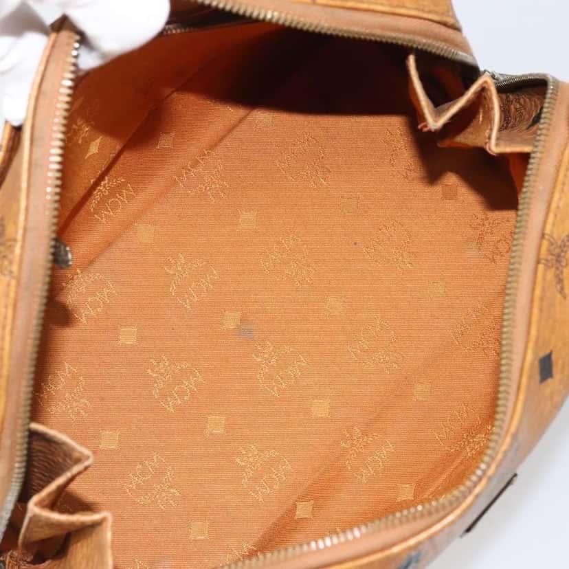 Mcm Visetos logogramme Handbag Brown Canvas Good condition - Box View