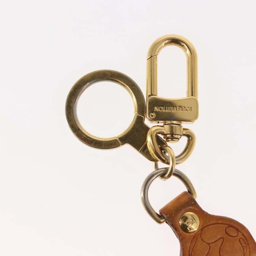 Louis Vuitton Murakami Panda Bag Charm and Keychain Beige Leather Good condition - Model View