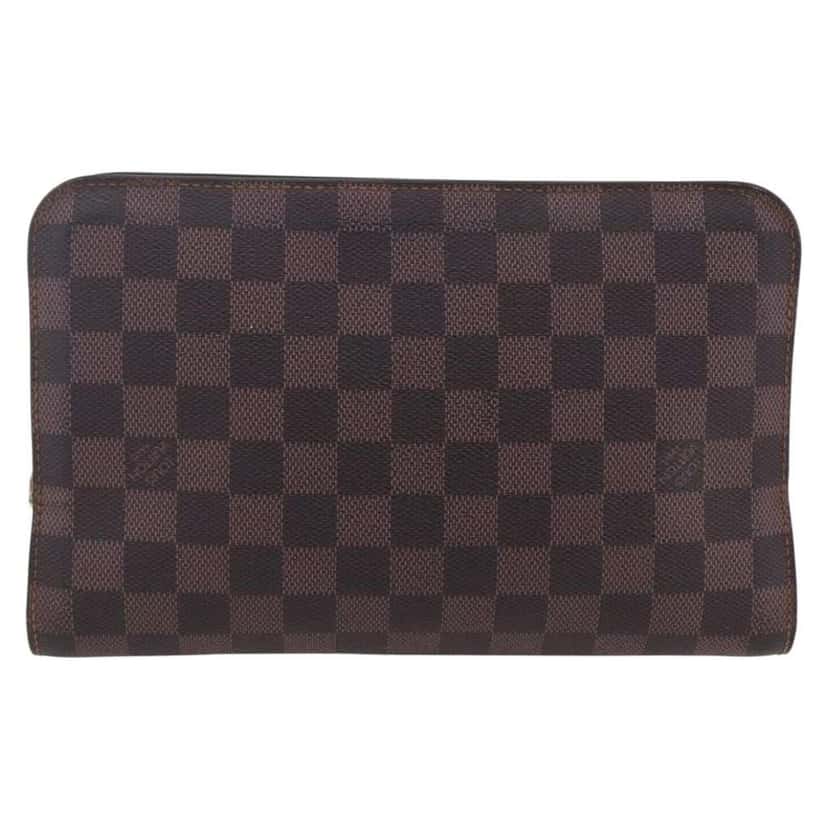 Louis Vuitton Pochette Saint Louis Brown Canvas Fair condition - Back View