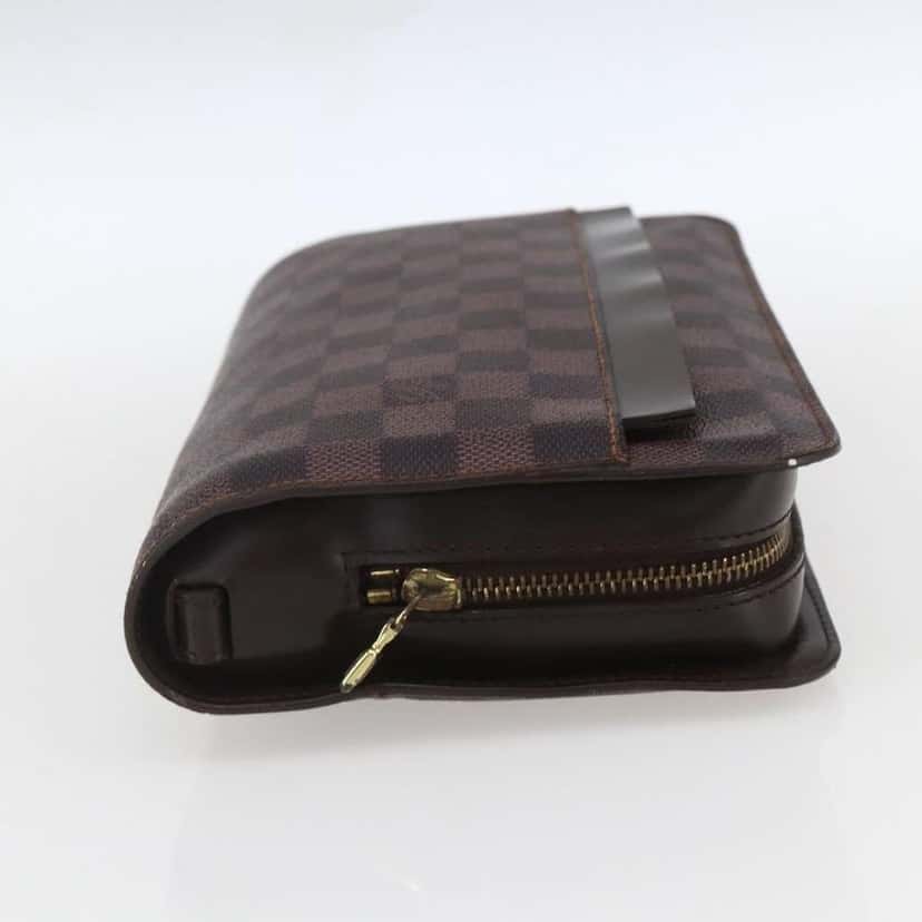 Louis Vuitton Pochette Saint Louis Brown Canvas Fair condition - Model View