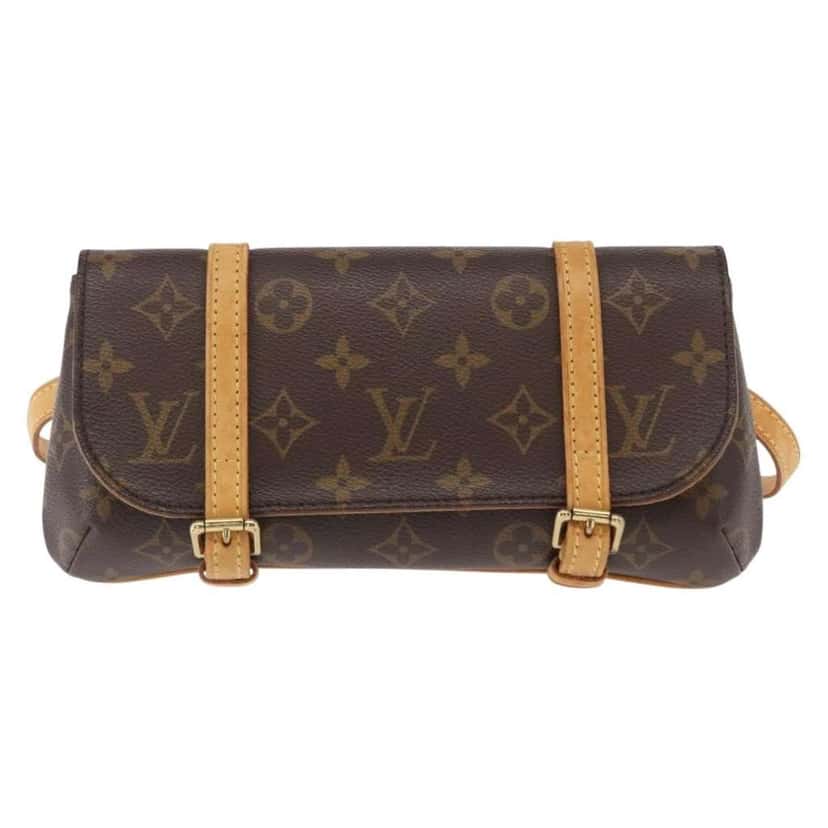 Louis Vuitton Marelle Waist Bag Brown Canvas Good condition - Front View