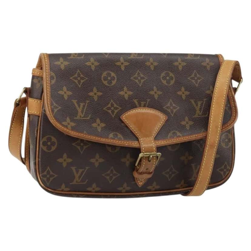 Louis Vuitton Sologne Handbag Brown Canvas Good condition - Front View