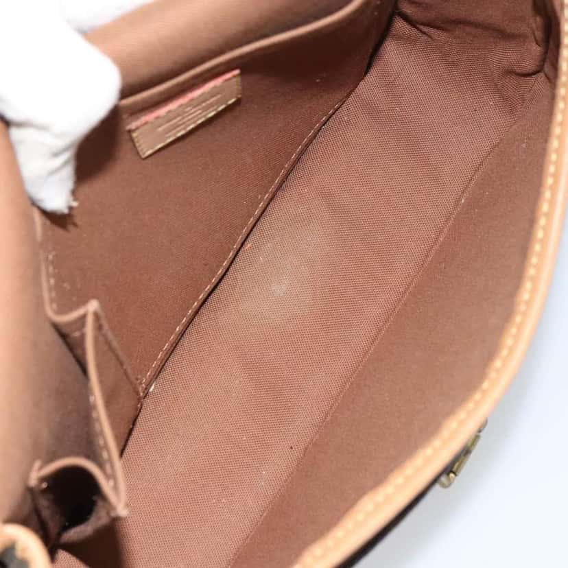 Louis Vuitton Sologne Handbag Brown Canvas Good condition - Box View