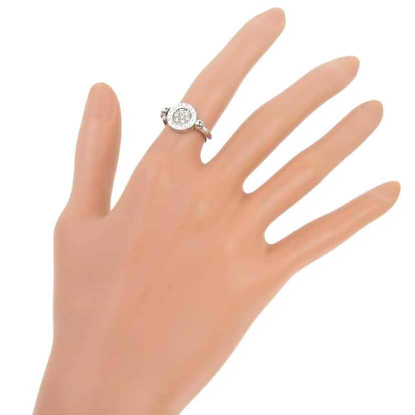 Bvlgari Bvlgari Bvlgari Flip Ring Silver Good condition - Box View
