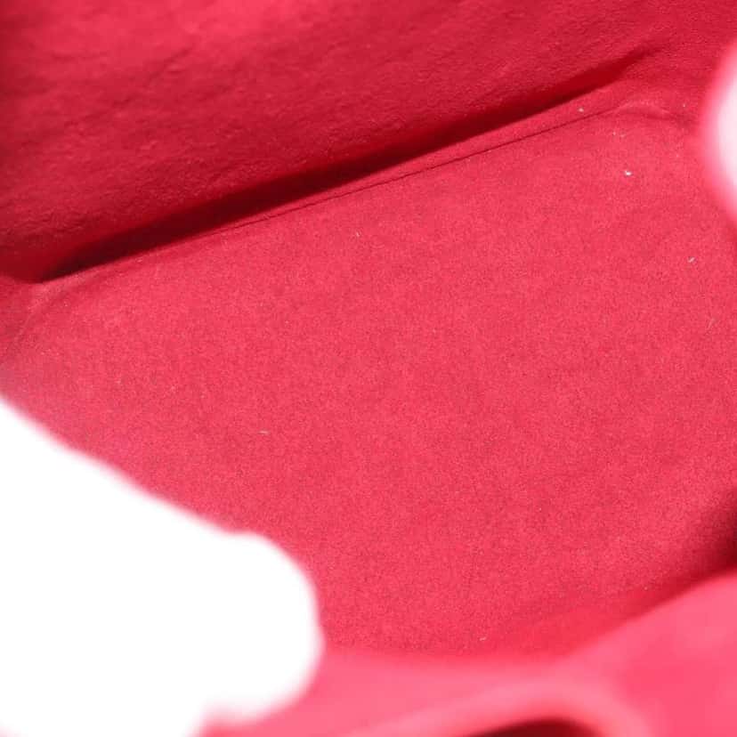 Louis Vuitton Vintage Sac d'Epaule Handbag Red Leather Good condition - Box View