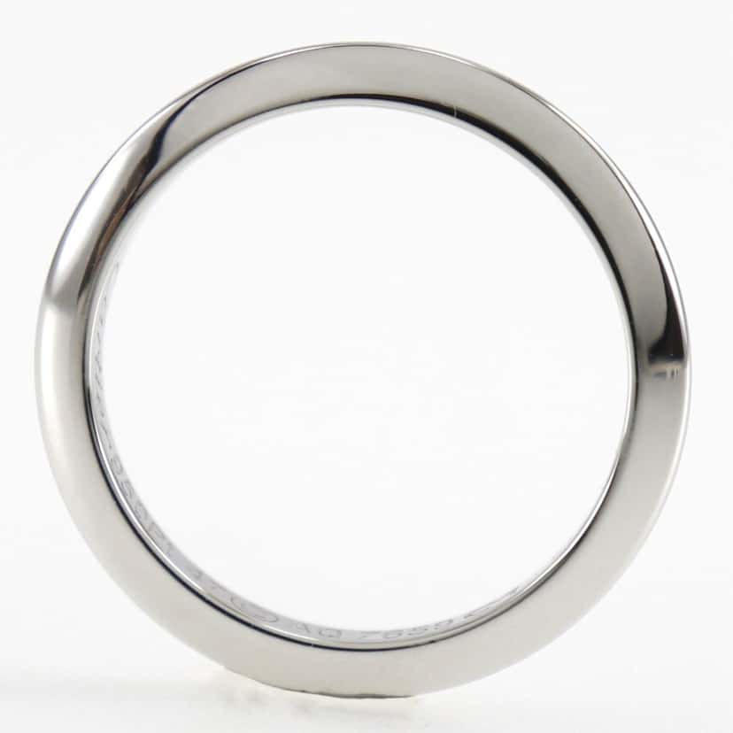 Cartier 1895 Wedding Band Silver Platinum Good condition - Back View