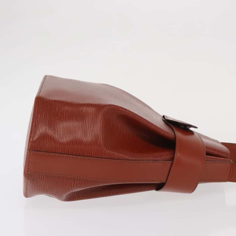 Louis Vuitton Vintage Sac d'Epaule Handbag Brown Leather Good condition - Inside View