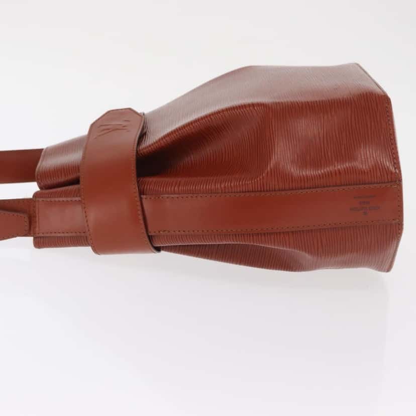 Louis Vuitton Vintage Sac d'Epaule Handbag Brown Leather Good condition - Model View