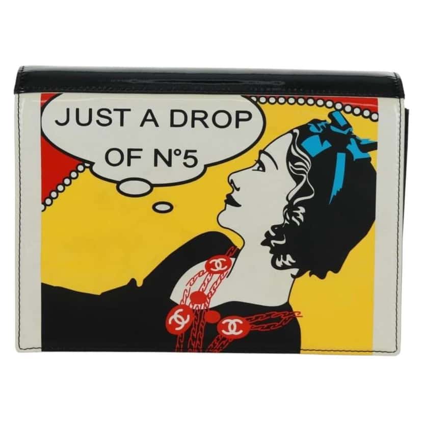 Chanel Just a Drop of No.5 Comic Coco Clutch Other Good condition - Front View