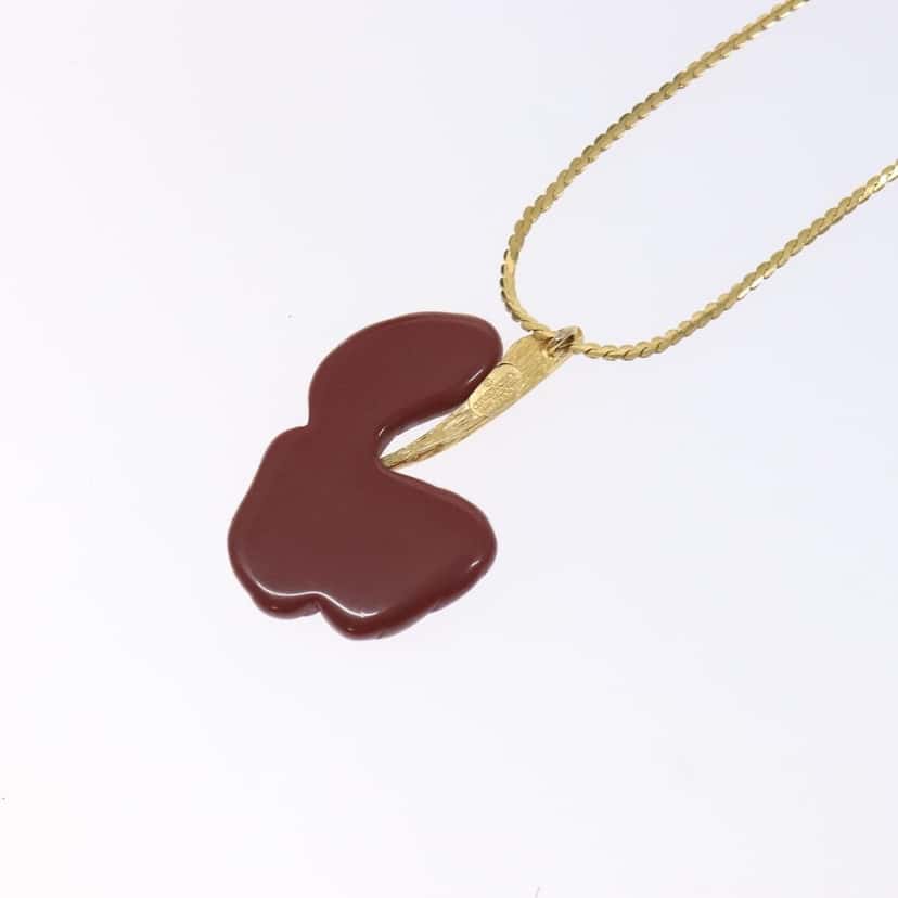 Givenchy Vintage Necklace Gold Metal Good condition - Inside View