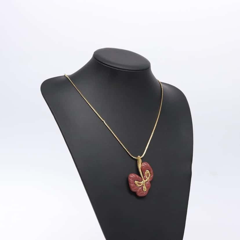 Givenchy Vintage Necklace Gold Metal Good condition - Box View