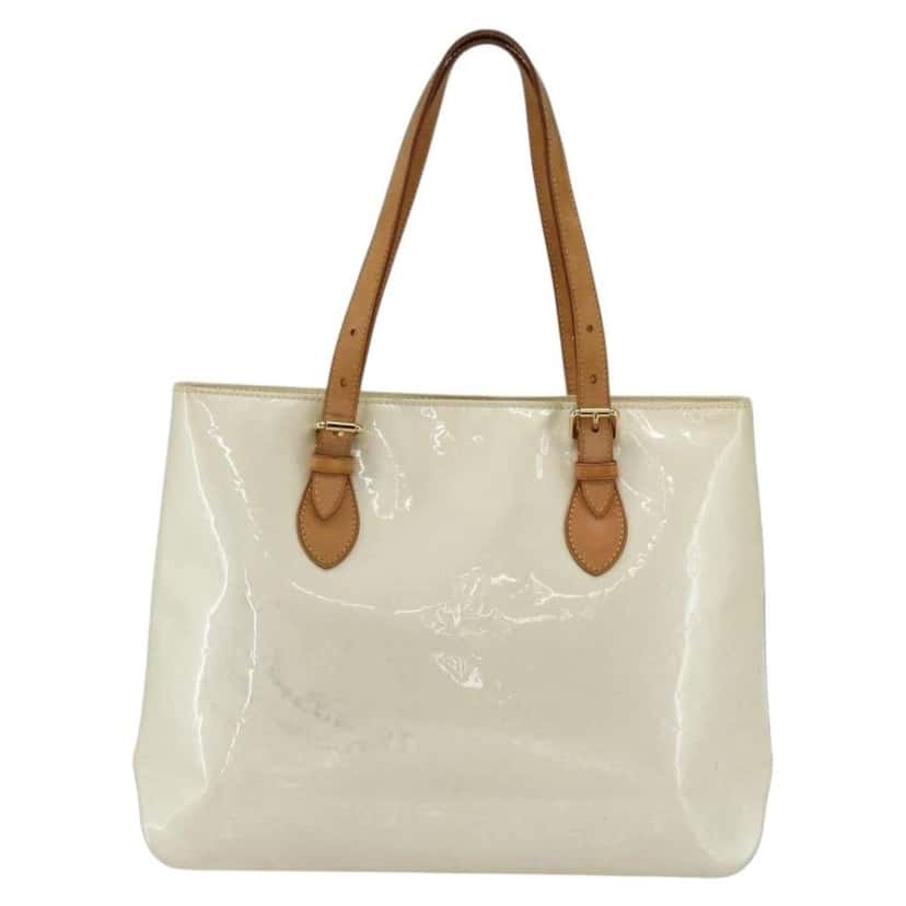Louis Vuitton Brentwood Handbag Beige Good condition - Front View