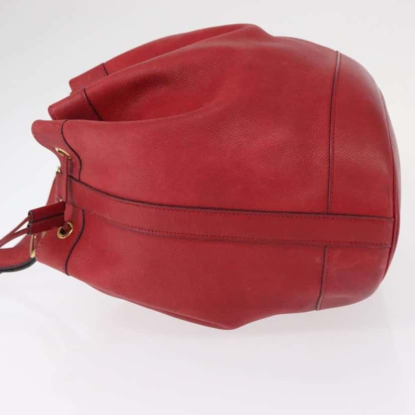 Hermès Market Handbag Red Leather Good condition - Model View