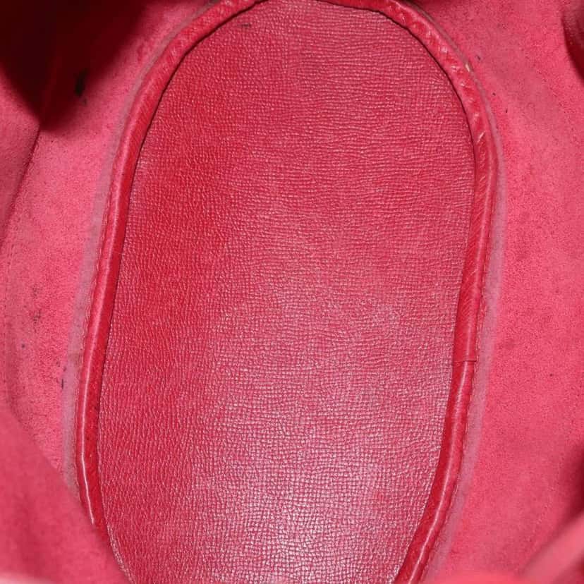 Hermès Market Handbag Red Leather Good condition - Box View