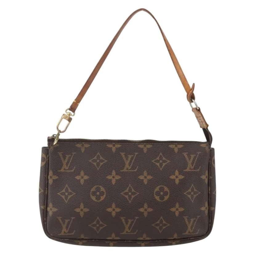 Louis Vuitton Pochette Accessoires NM Brown Canvas Good condition - Front View
