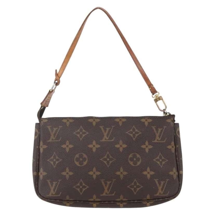 Louis Vuitton Pochette Accessoires NM Brown Canvas Good condition - Back View