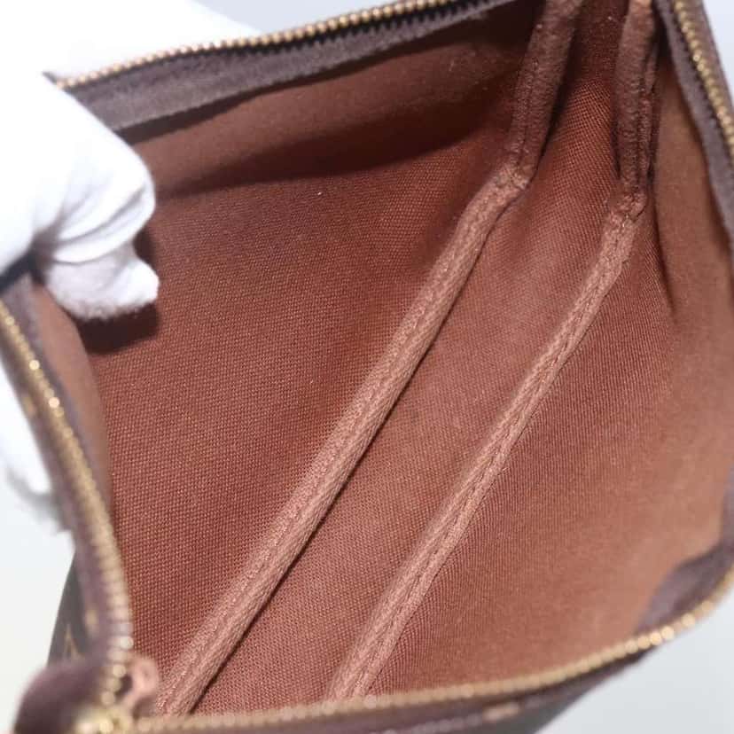 Louis Vuitton Pochette Accessoires NM Brown Canvas Good condition - Box View