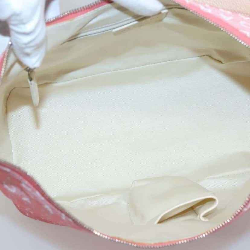 Bvlgari B.Zero1 Logomania Bag Pink Canvas Good condition - Box View