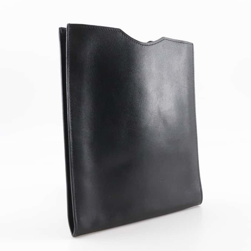 Hermès Onimaitou Handbag Black Leather Good condition - Back View