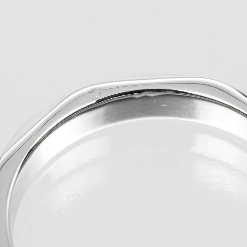 Boucheron Solitaire à facette Silver Platinum Very good condition - Box View