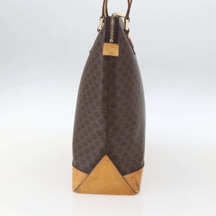 Celine Vintage Macadam Tote bag Brown Canvas Fair condition - Inside View