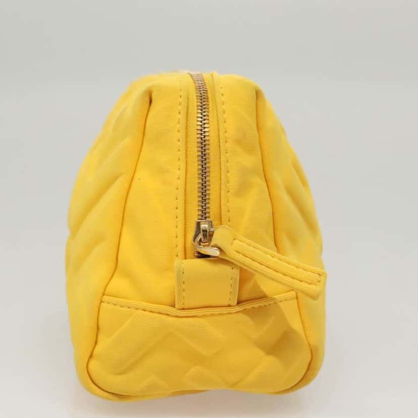 Fendi Vintage Toiletry Pouch Yellow Good condition - Model View