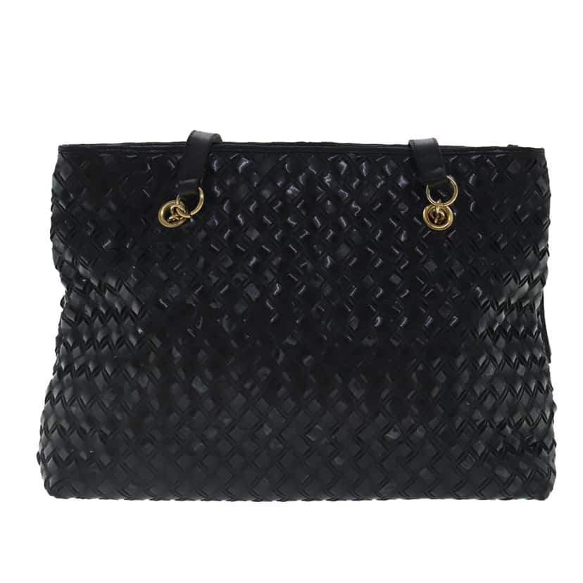 Bally Vintage Shoulder Bag Black Good condition - Back View